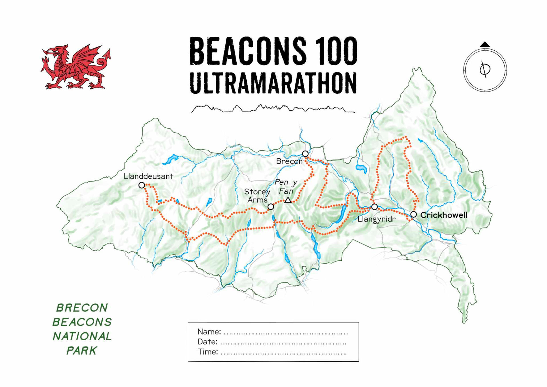 Beacons 100 - digital illustration