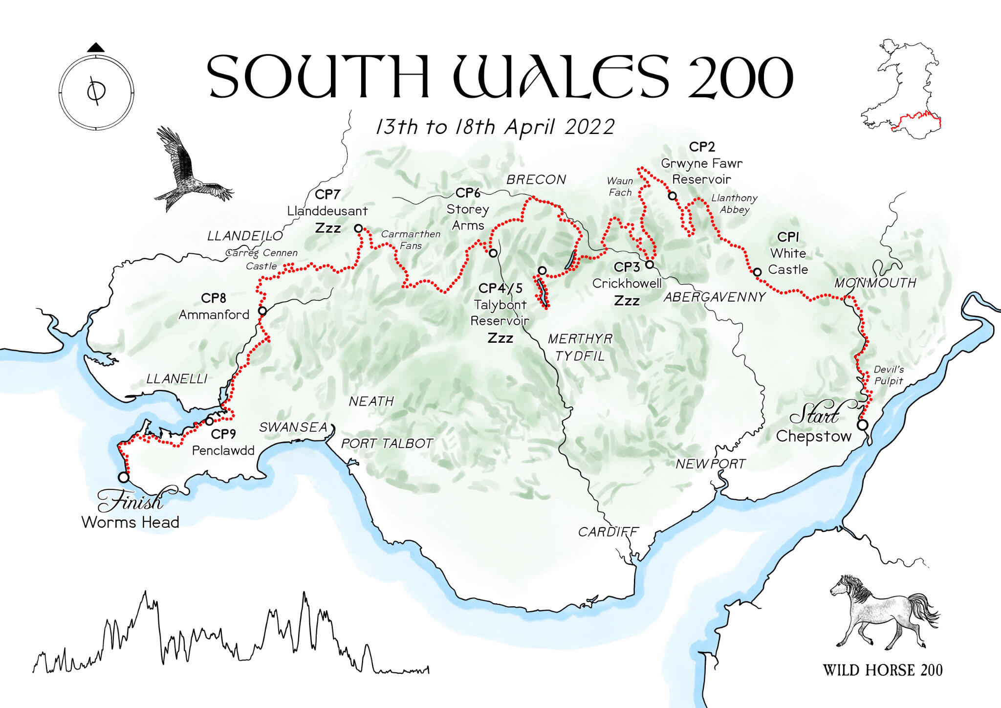 South Wales 200 - digital illustration