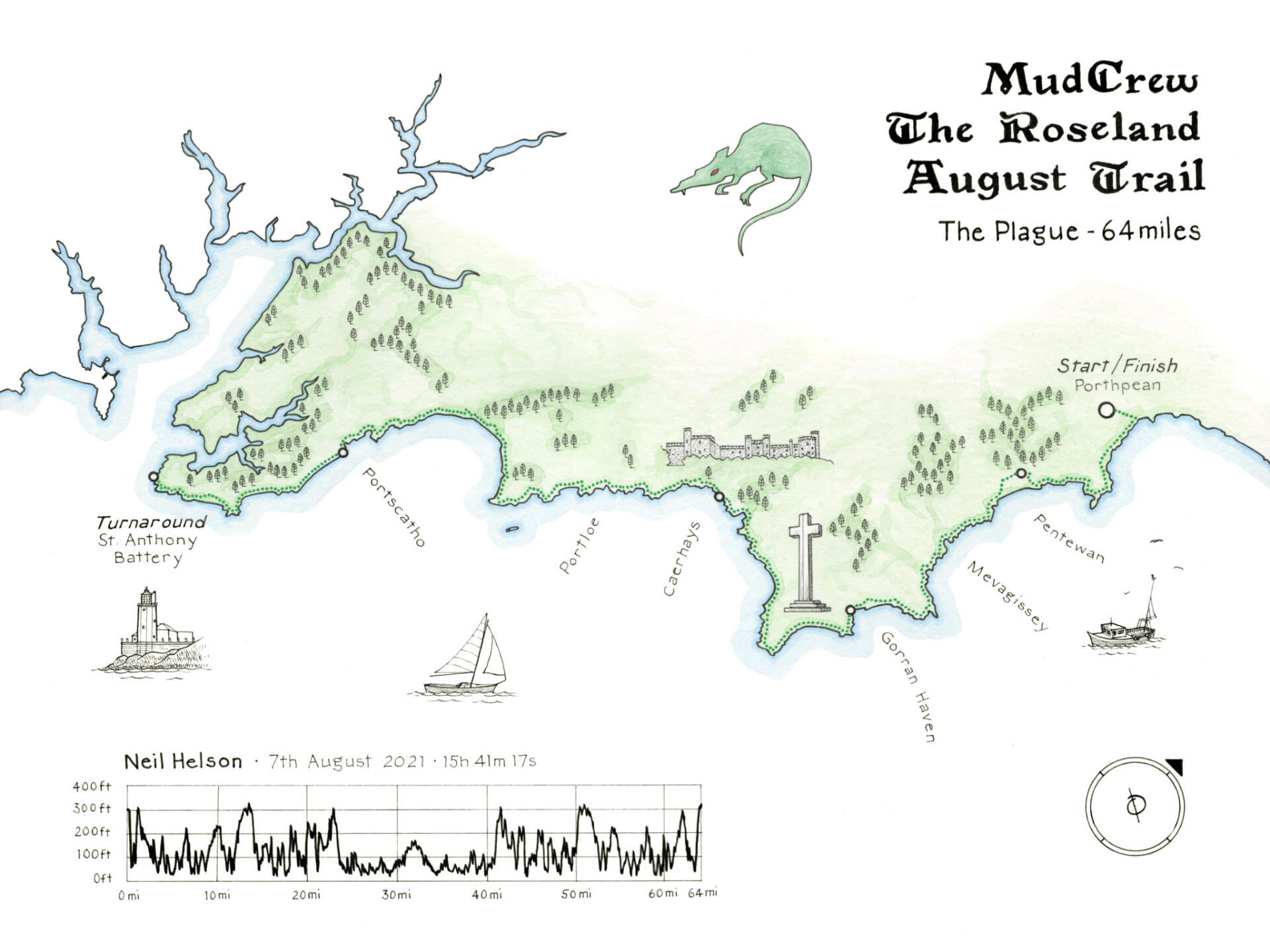 The Plague - ink on 30x40cm Hahnemühle Britannia paper